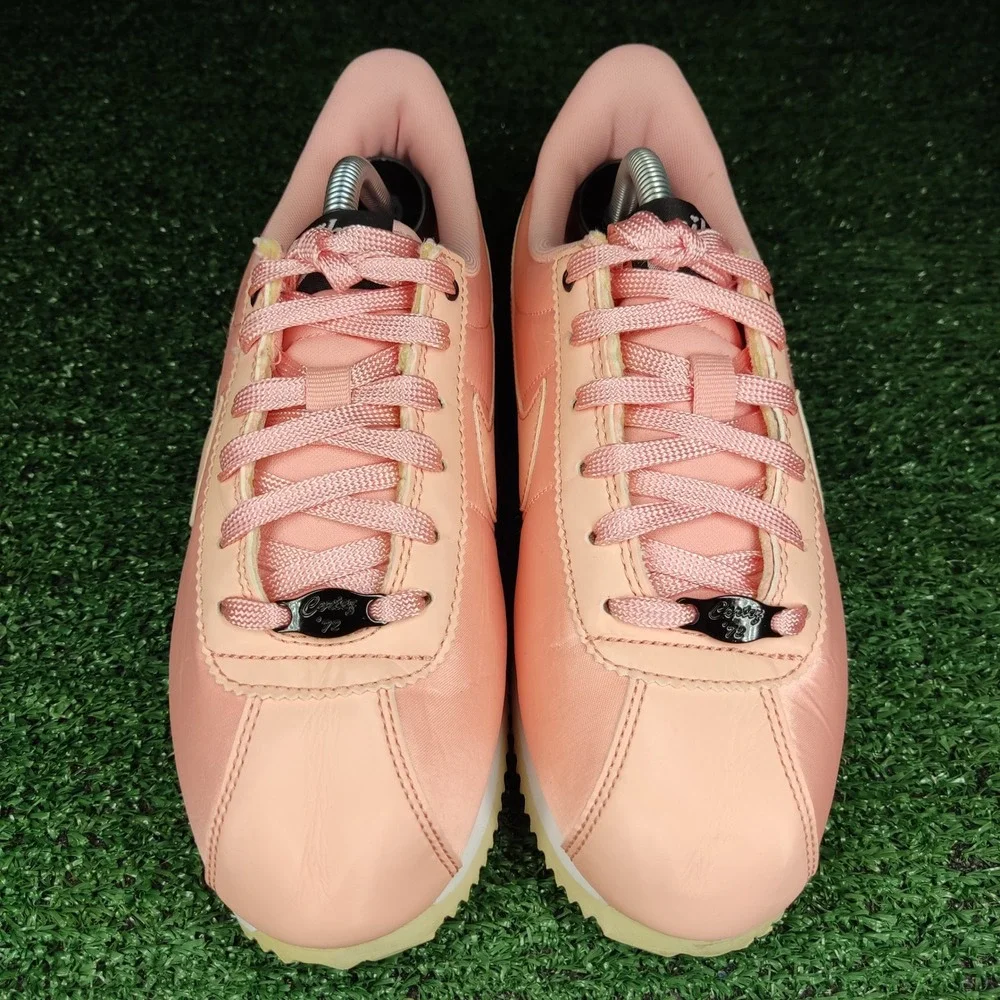 Nike Shoes Kids 5.5Y Pink Cortez‎ Basic SL GS AV3519-600 Satin Low Top Sneakers